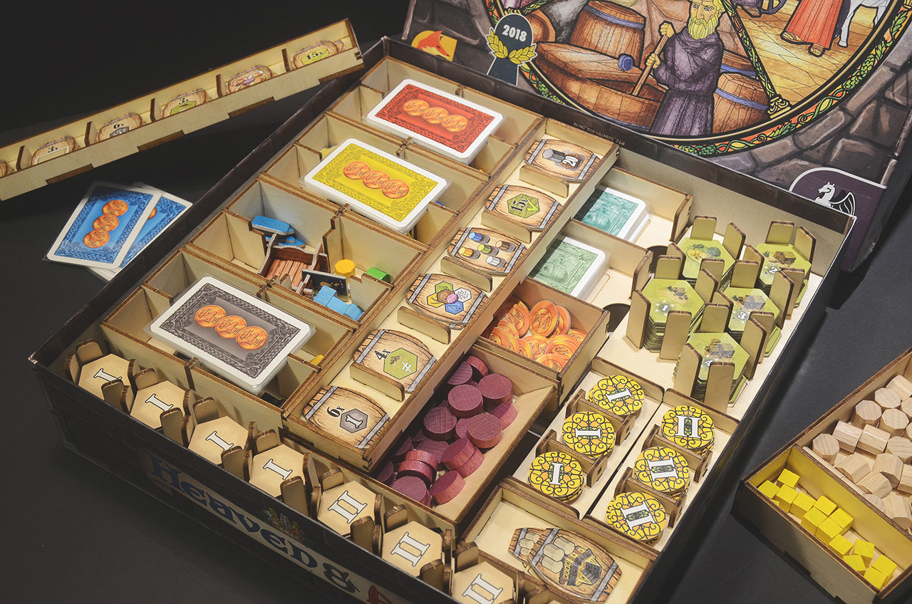 天堂與酒 桌遊收納盒 Heaven & Ale insert organizer 烏鴉盒子桌遊收納
