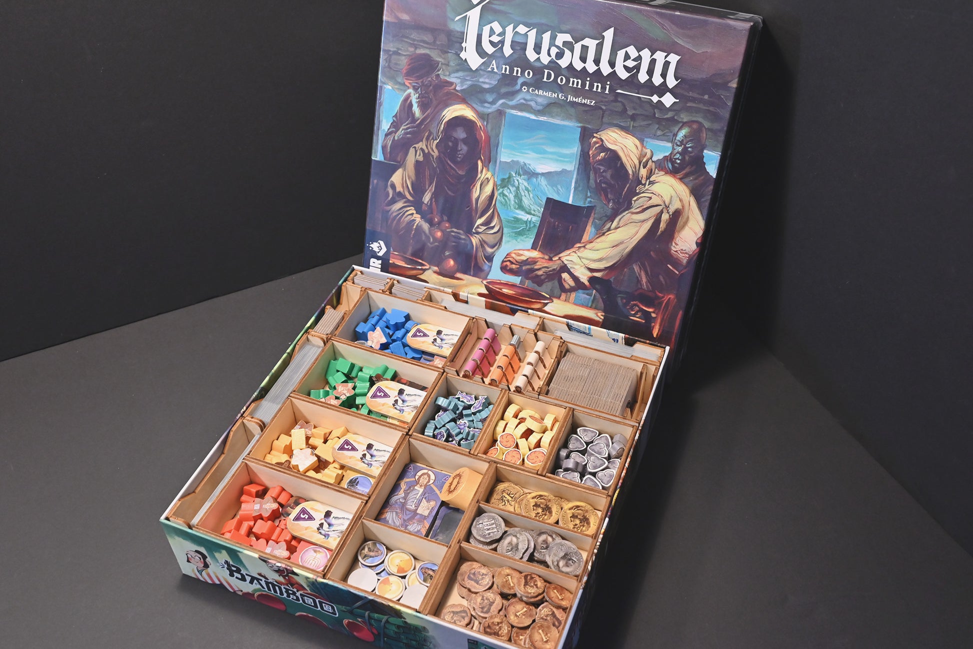 耶路撒冷：最後的晚餐 桌遊收納盒 Ierusalem Anno Domini insert 烏鴉盒子桌遊收納