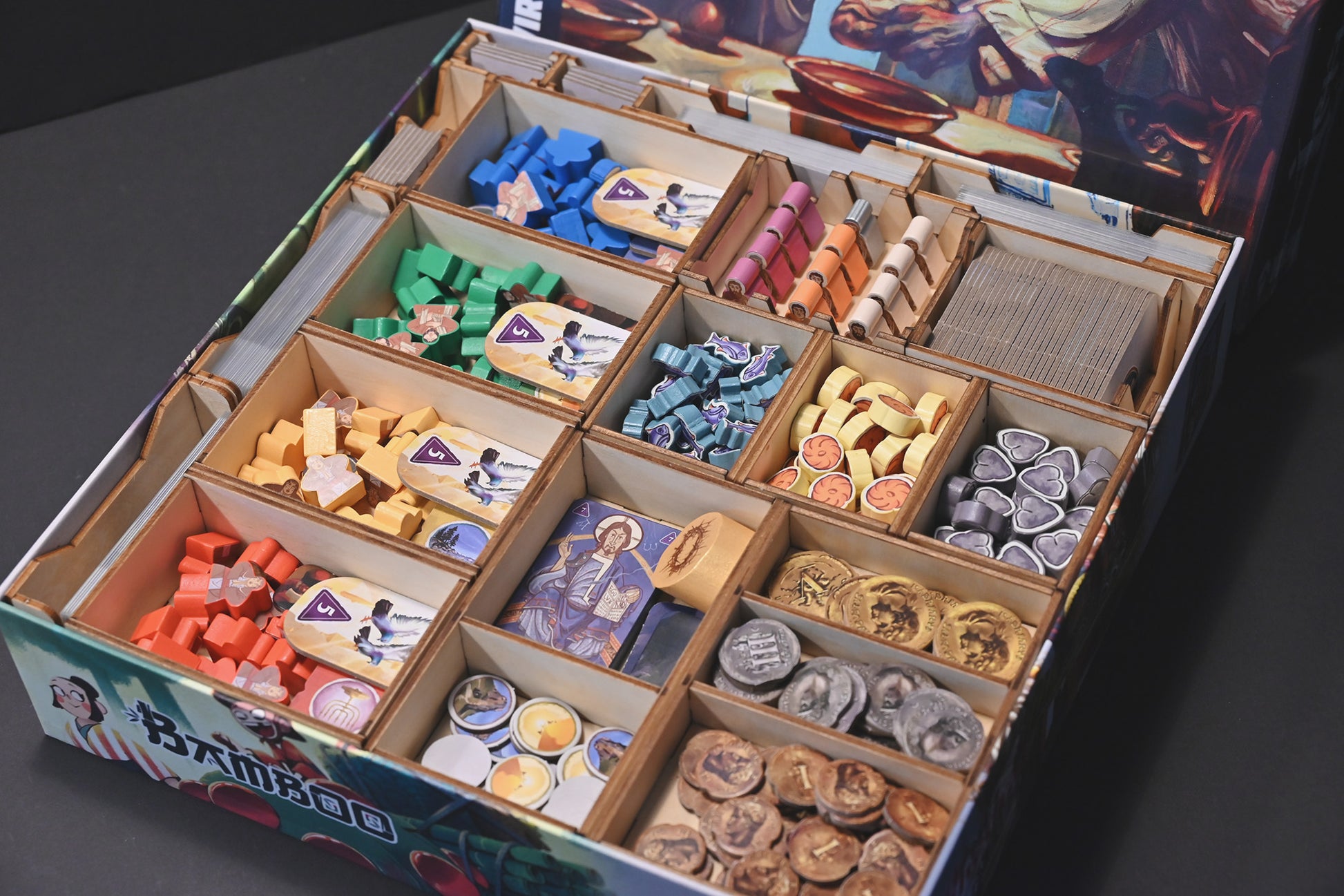 耶路撒冷：最後的晚餐 桌遊收納盒 Ierusalem Anno Domini insert 烏鴉盒子桌遊收納