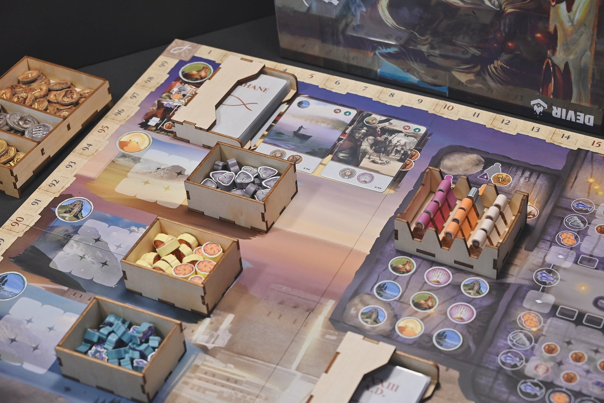 耶路撒冷：最後的晚餐 桌遊收納盒 Ierusalem Anno Domini insert 烏鴉盒子桌遊收納