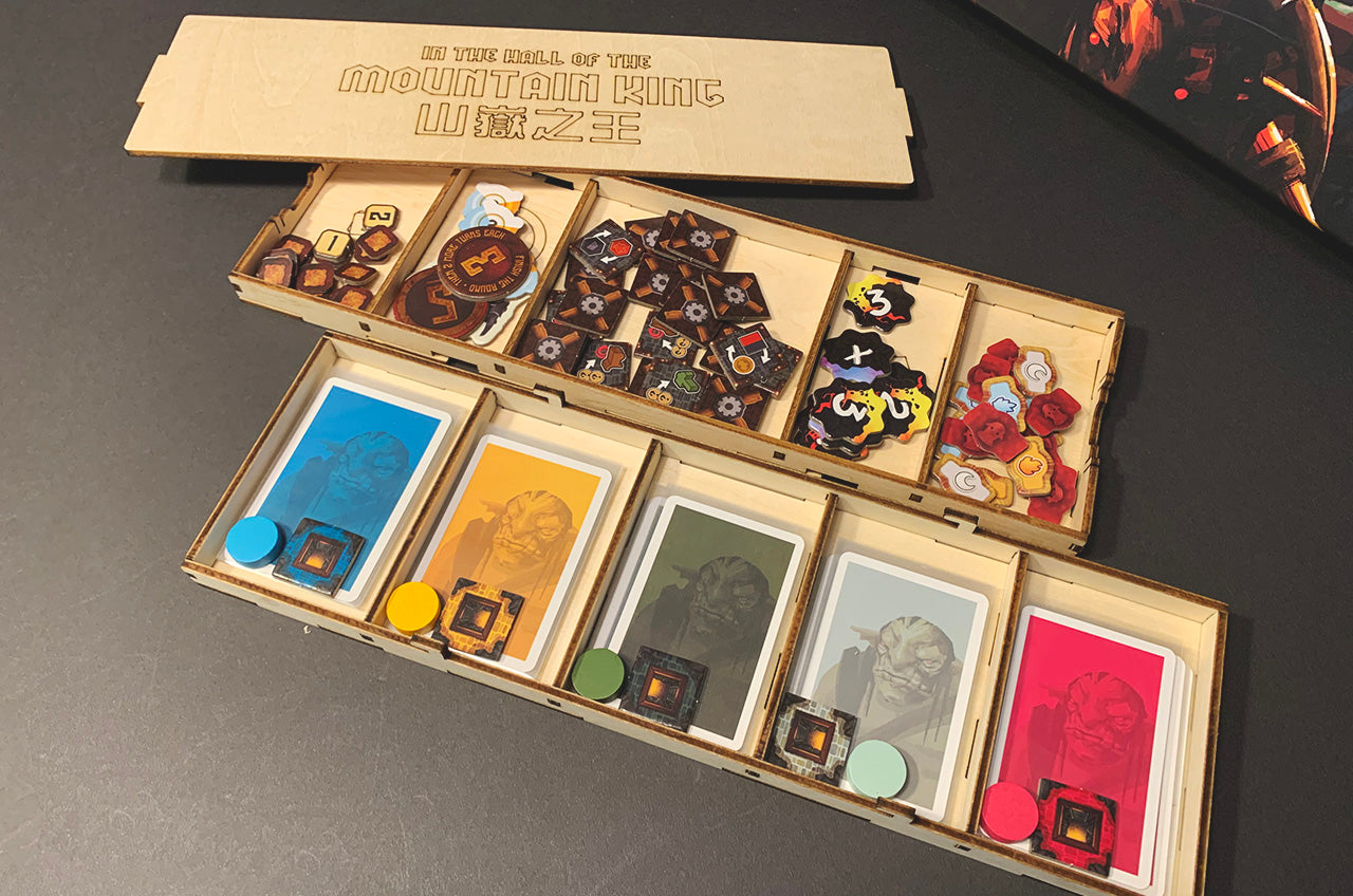 山嶽之王 烏鴉盒子桌遊收納盒 In The Hall of the Mountain King insert organizer