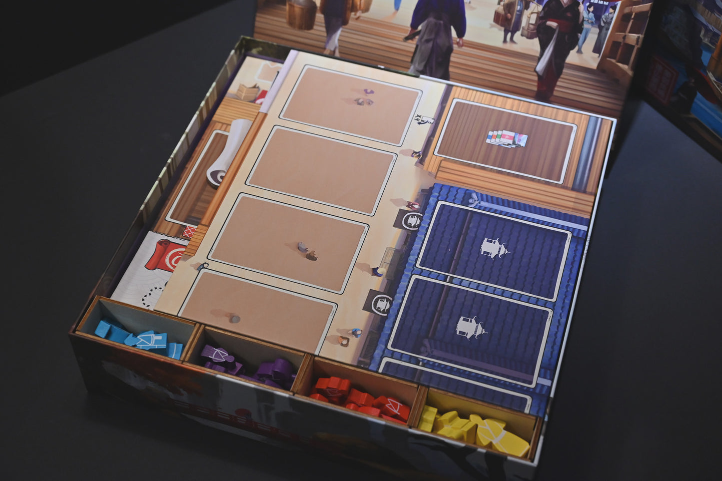江戶職人物語+橋見曙光擴充 桌遊收納盒 Iki board game insert with expansion 烏鴉盒子桌遊收納