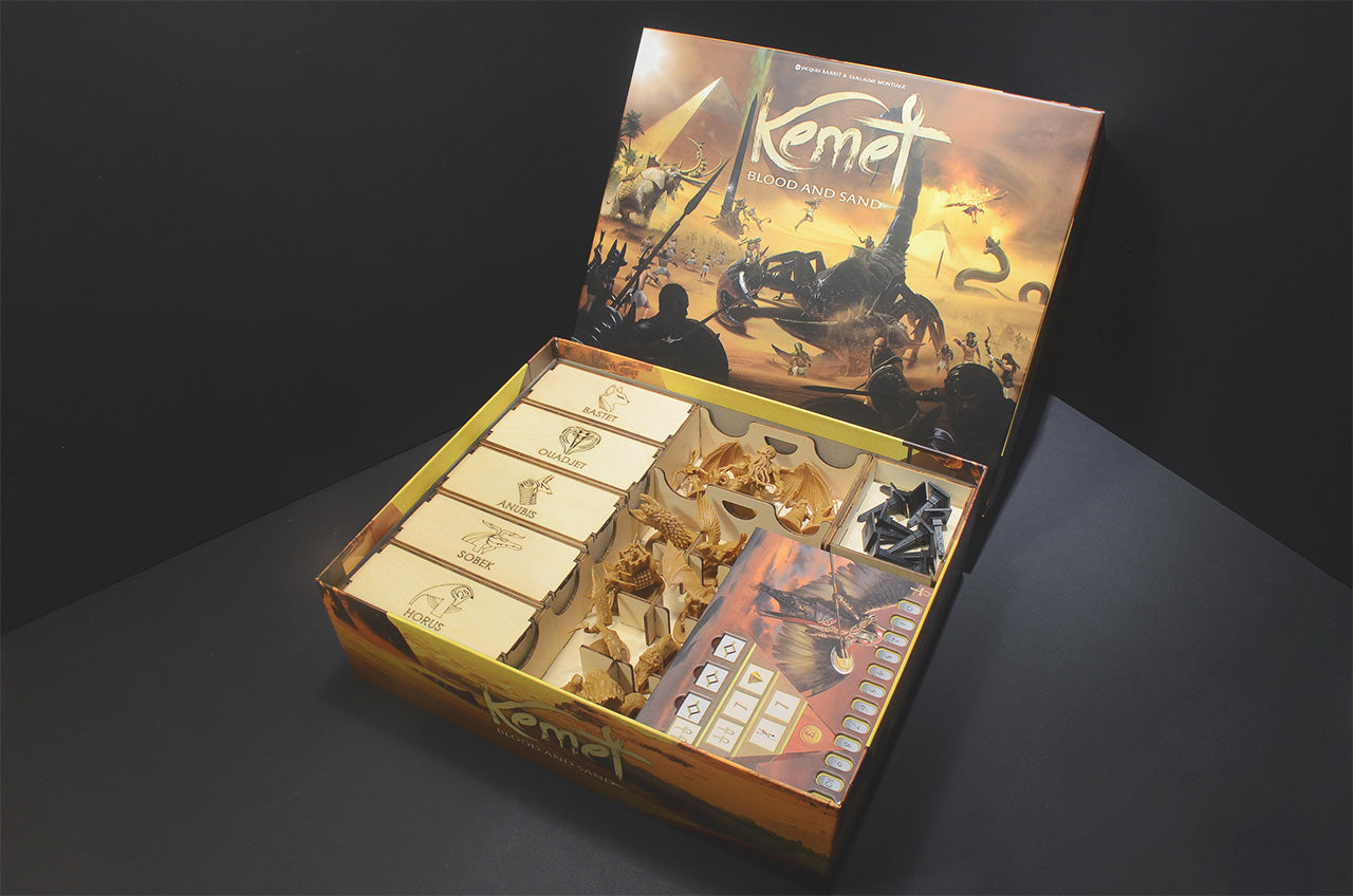 聖域：血與沙 收納盒 Kemet insert organizer 烏鴉盒子桌遊收納
