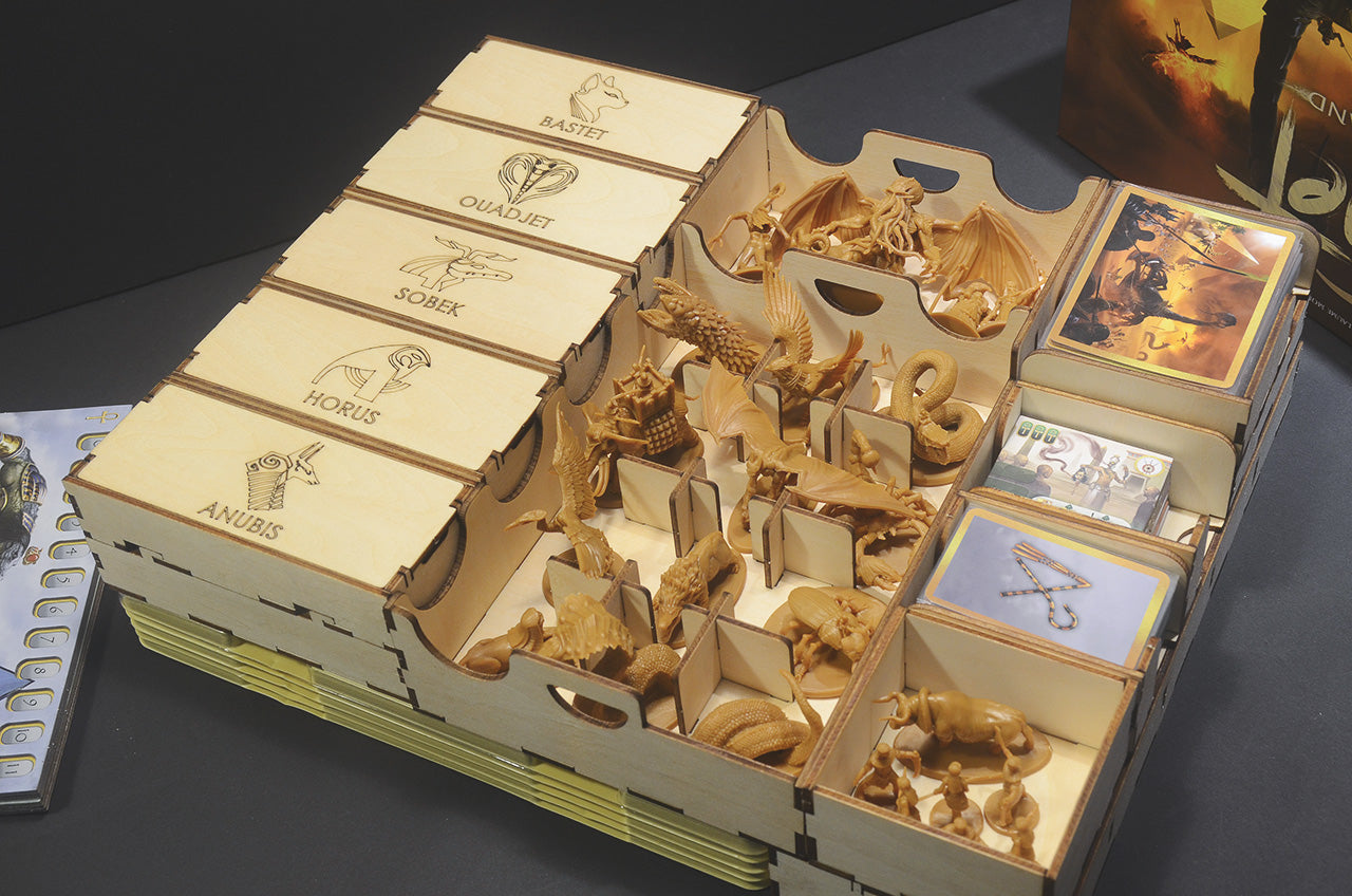 聖域：血與沙 收納盒 Kemet insert organizer 烏鴉盒子桌遊收納