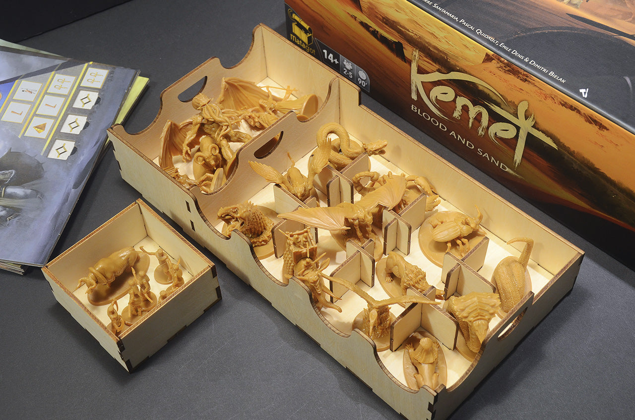 聖域：血與沙 收納盒 Kemet insert organizer 烏鴉盒子桌遊收納
