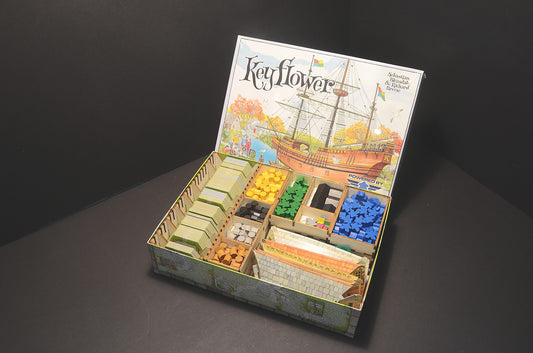 大五月花號 桌遊收納盒 Keyflower insert organizer 烏鴉盒子桌遊收納