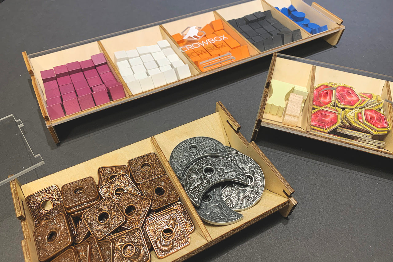 深水城領主 Lords of Waterdeep 烏鴉盒子木質桌遊收納盒