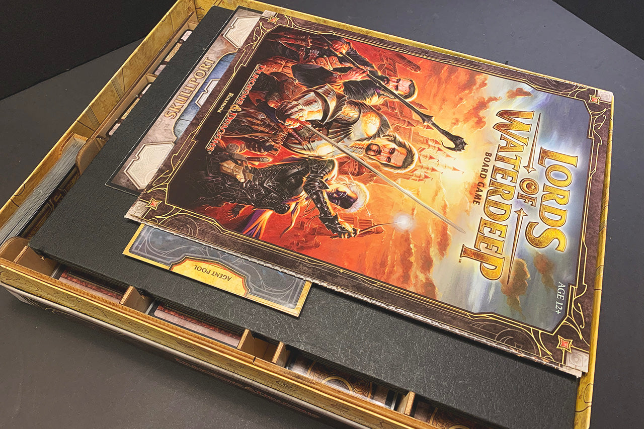 深水城領主 Lords of Waterdeep 烏鴉盒子木質桌遊收納盒