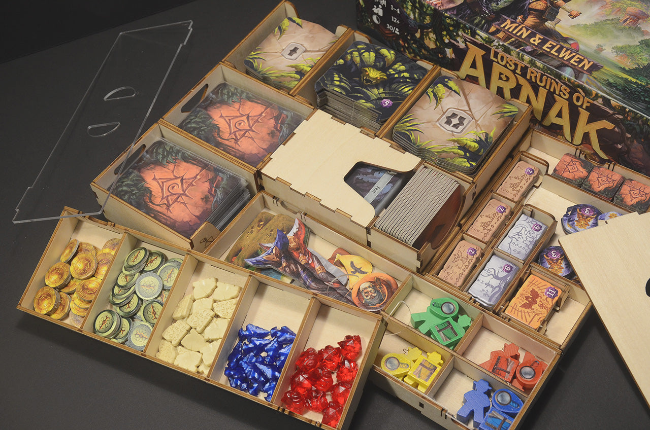 失落的阿納克遺跡 桌遊收納盒 Lost Ruins of Arnak insert organizer 烏鴉盒子