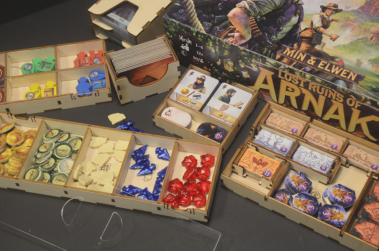 失落的阿納克遺跡 桌遊收納盒 Lost Ruins of Arnak insert organizer 烏鴉盒子