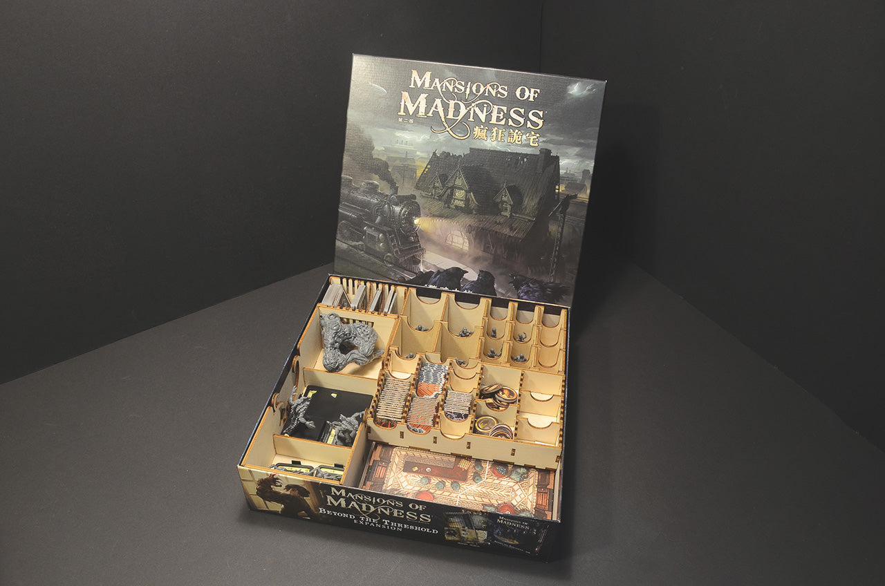 瘋狂詭宅 擴充 收納盒 Mansion of Madness Horrific Journeys Insert 烏鴉盒子桌遊收納
