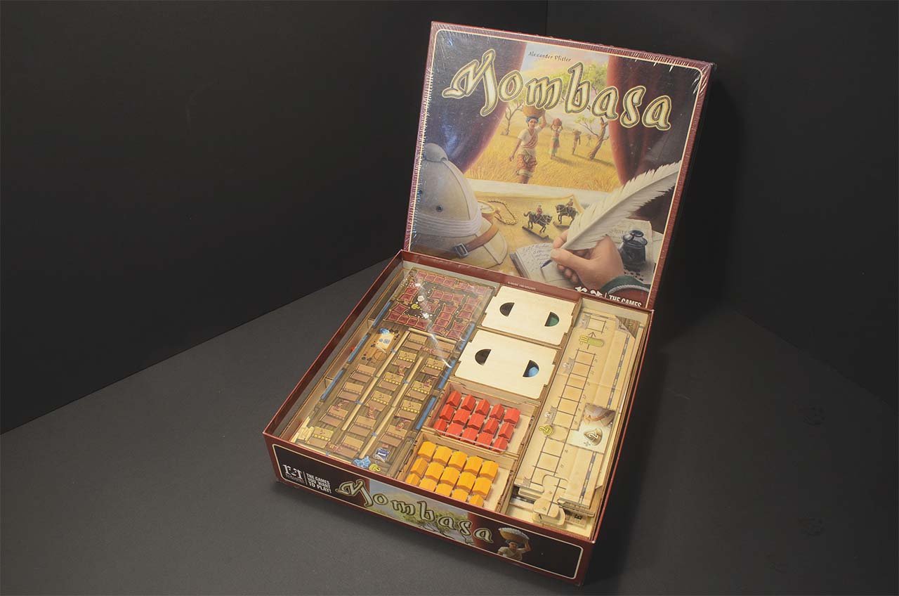 蒙巴薩 桌遊收納盒 Mombasa board game insert organizer 烏鴉盒子桌遊收納