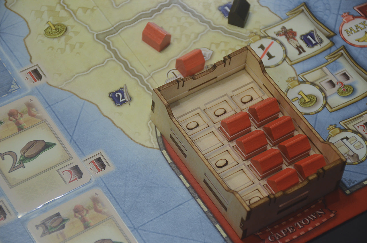 蒙巴薩 桌遊收納盒 Mombasa board game insert organizer 烏鴉盒子桌遊收納