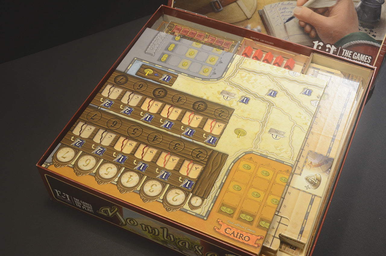 蒙巴薩 桌遊收納盒 Mombasa board game insert organizer 烏鴉盒子桌遊收納