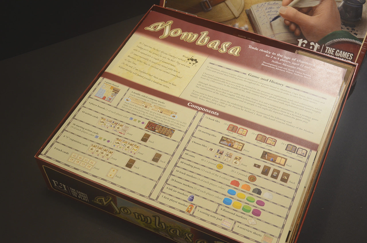 蒙巴薩 桌遊收納盒 Mombasa board game insert organizer 烏鴉盒子桌遊收納