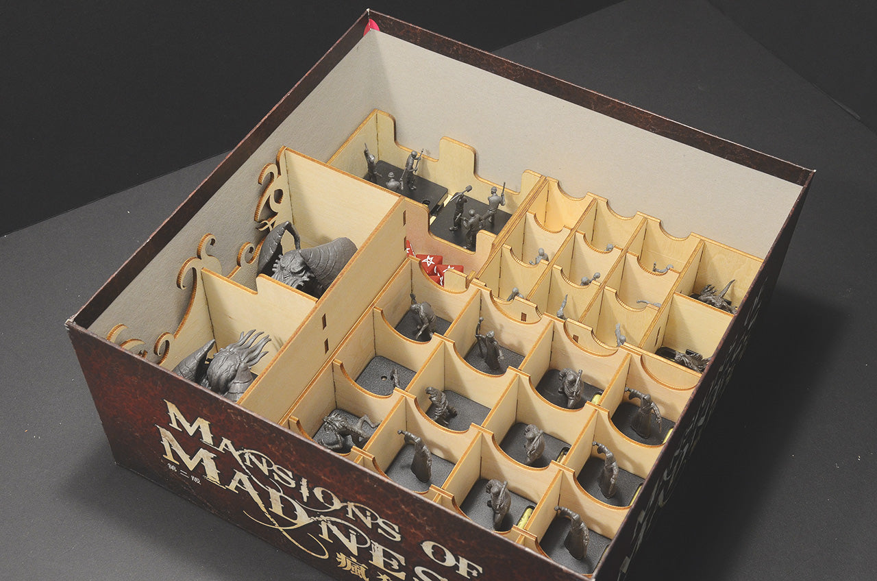 瘋狂詭宅二版 Mansion of Madness 烏鴉盒子木質桌遊收納盒