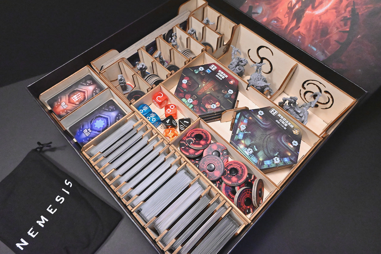 復仇女神號：全面封鎖 桌遊收納盒 Nemesis Lockdown insert organizer 烏鴉盒子桌遊收納