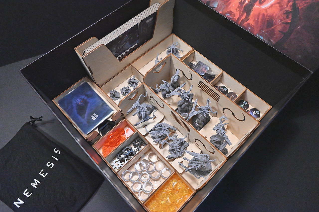 復仇女神號：全面封鎖 桌遊收納盒 Nemesis Lockdown insert organizer 烏鴉盒子桌遊收納