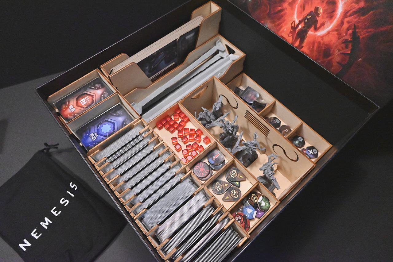 復仇女神號：全面封鎖 桌遊收納盒 Nemesis Lockdown insert organizer 烏鴉盒子桌遊收納