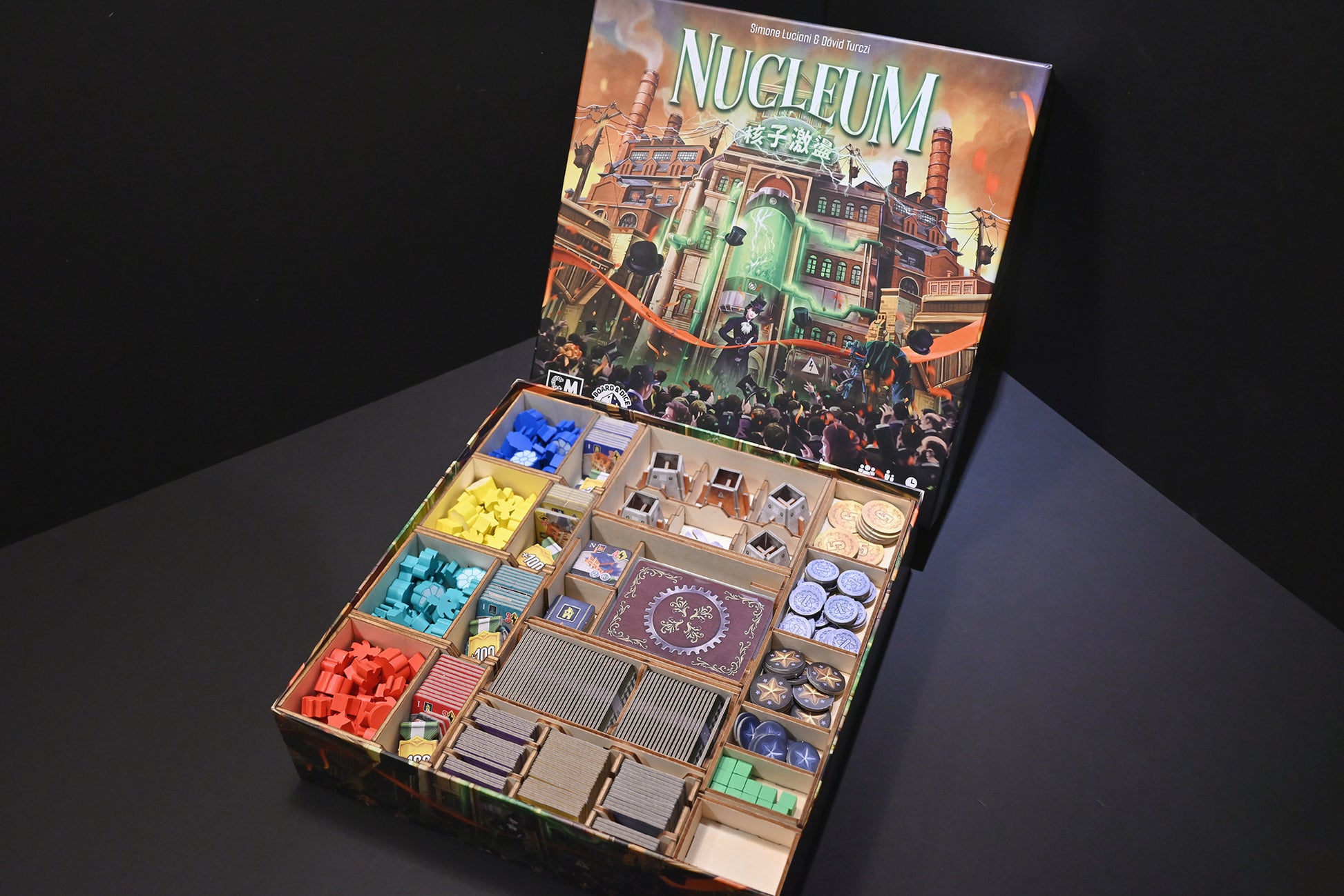 核子激盪 桌遊收納盒 Nucleum board game insert 烏鴉盒子桌遊收納