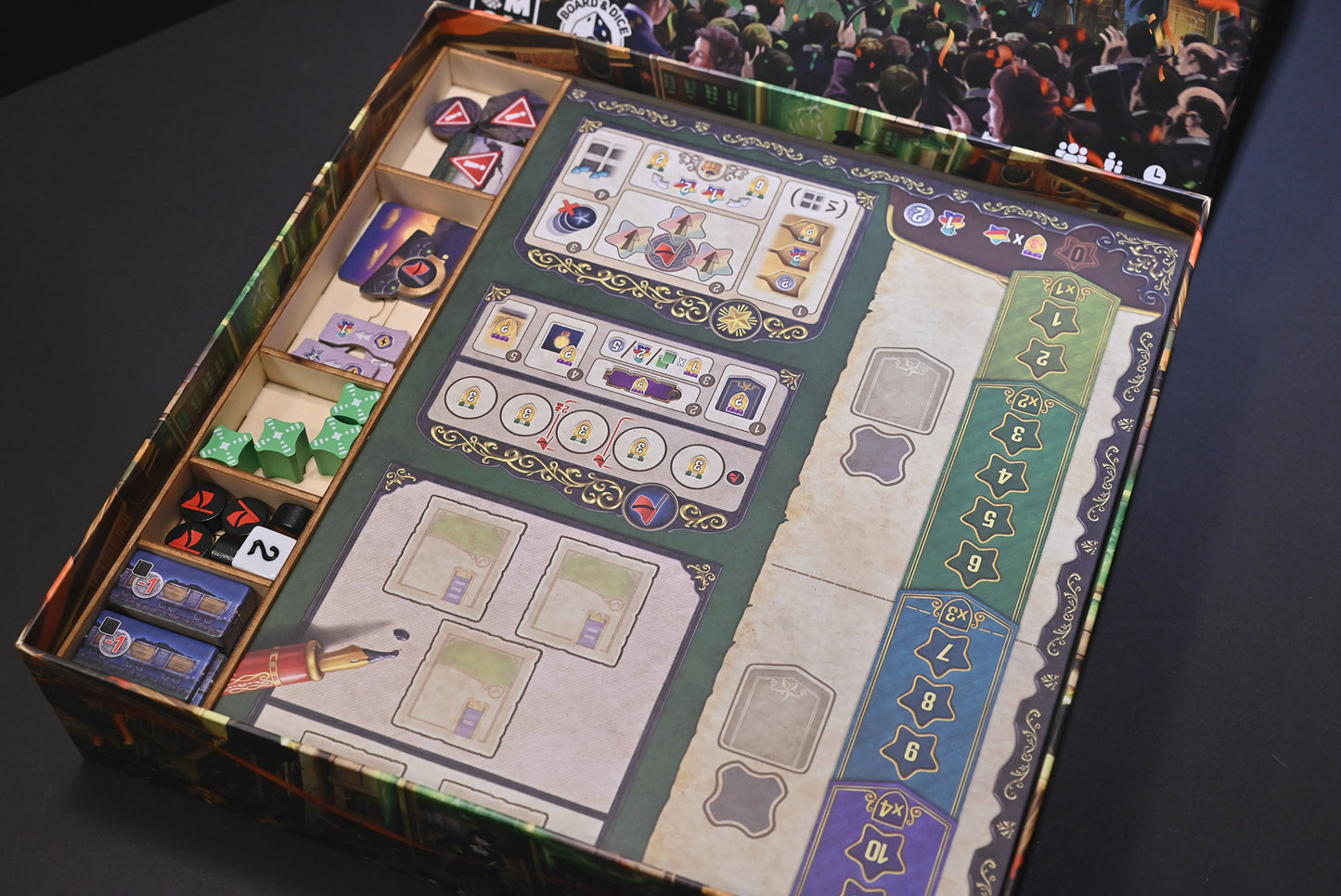 核子激盪 桌遊收納盒 Nucleum board game insert 烏鴉盒子桌遊收納