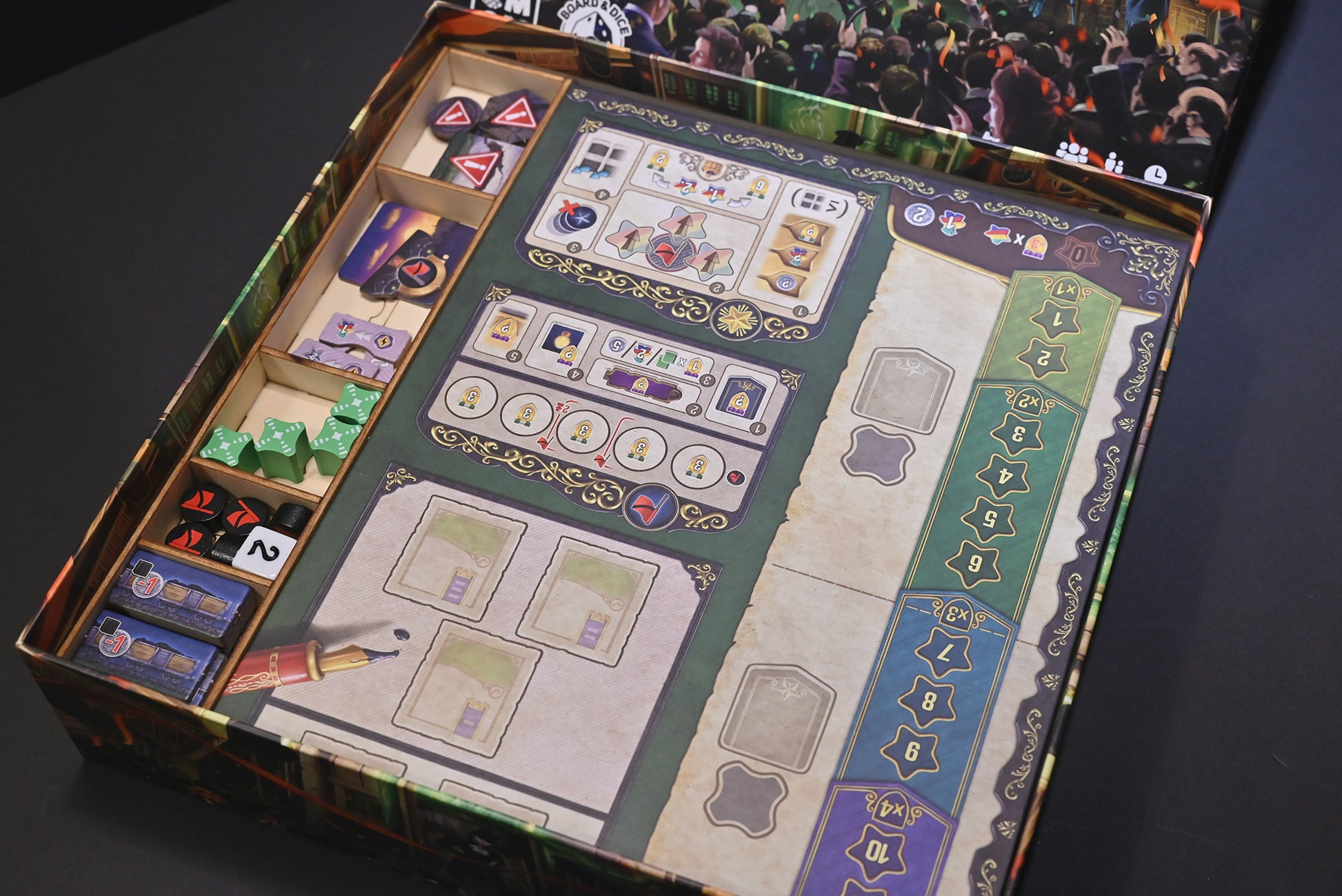 核子激盪 桌遊收納盒 Nucleum board game insert 烏鴉盒子桌遊收納