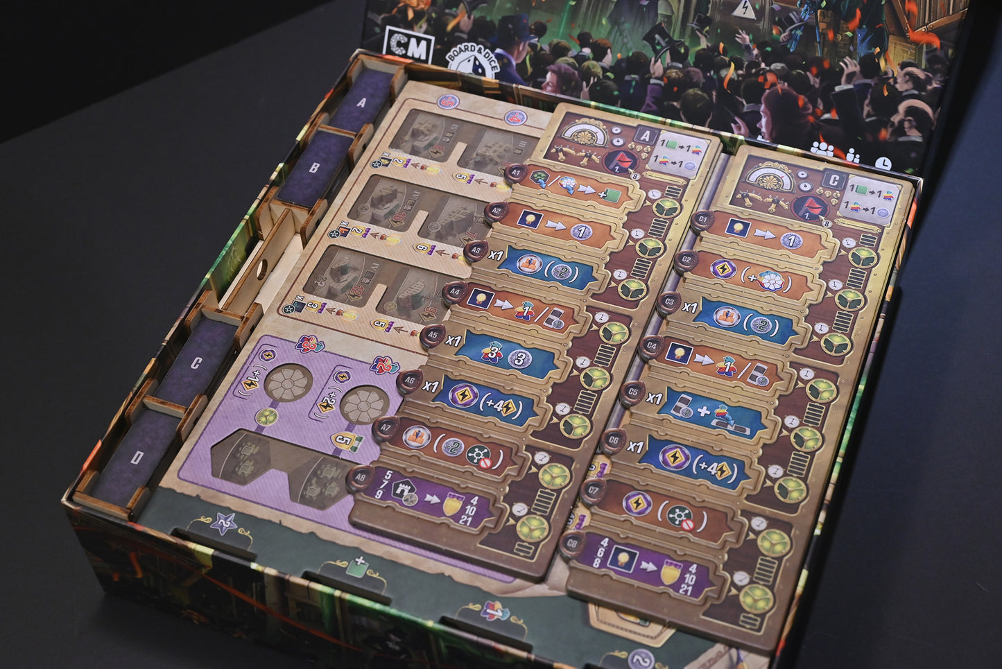 核子激盪 桌遊收納盒 Nucleum board game insert 烏鴉盒子桌遊收納