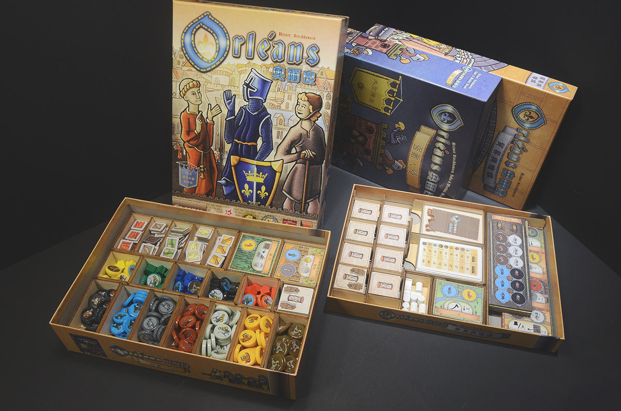 奧爾良 桌遊收納盒 Orleans insert organizer 烏鴉盒子桌遊收納