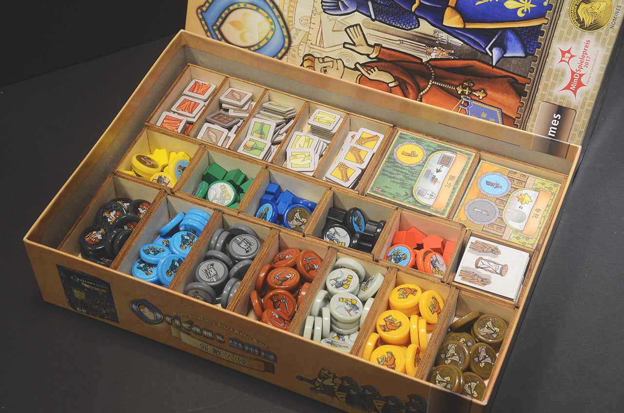 奧爾良 桌遊收納盒 Orleans insert organizer 烏鴉盒子桌遊收納