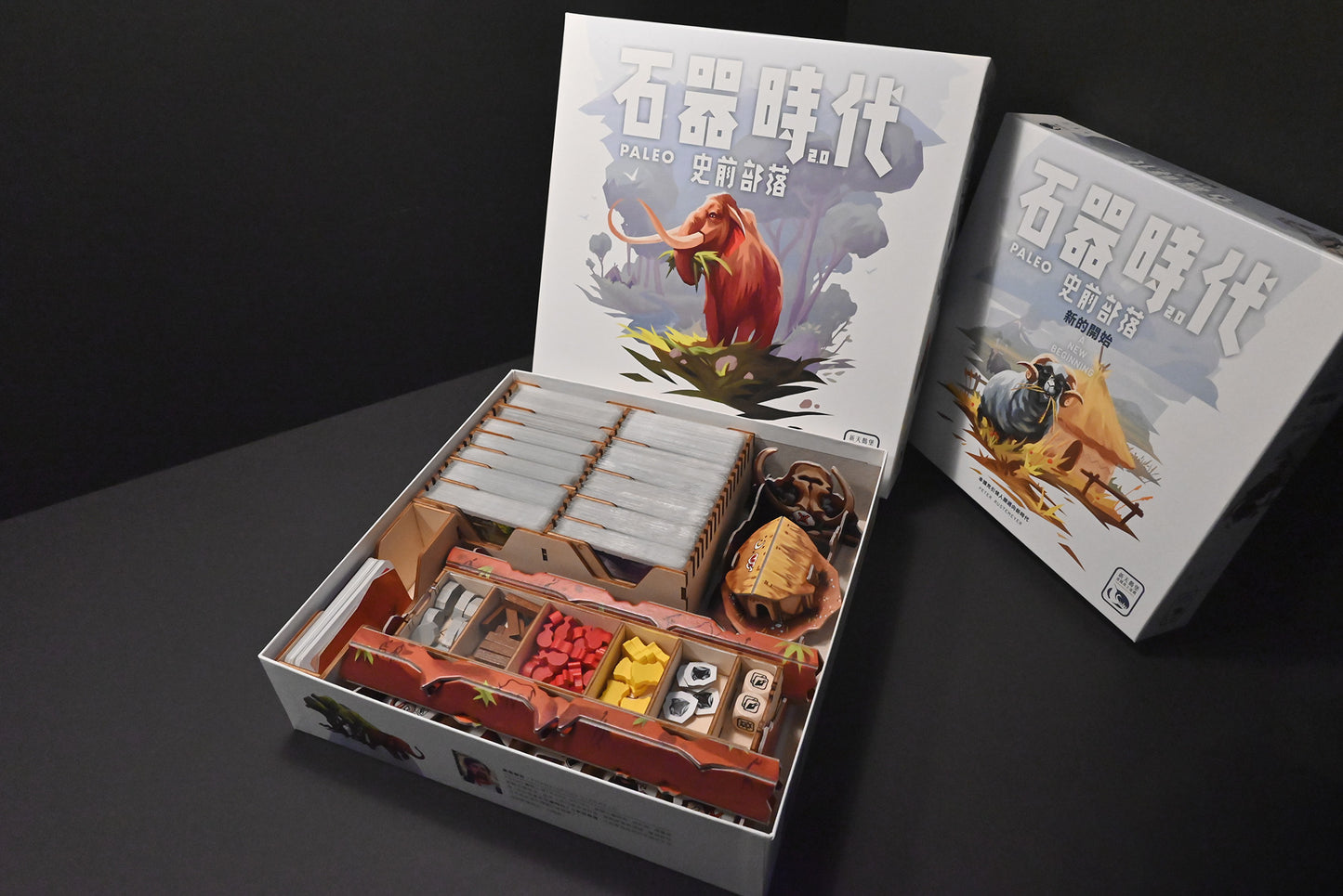 石器時代2.0史前部落 桌遊收納盒 Paleo board game insert 烏鴉盒子