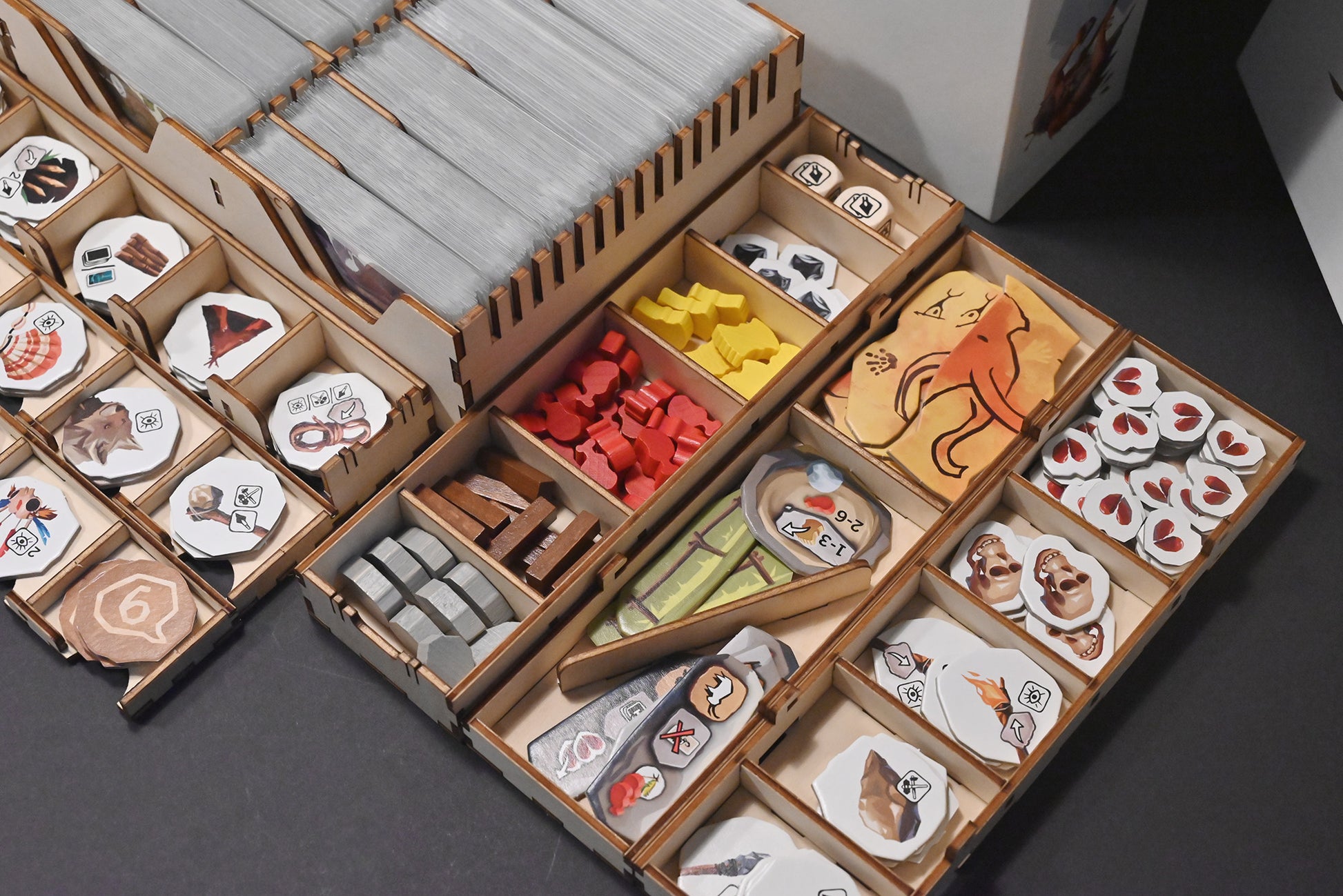 石器時代2.0史前部落 桌遊收納盒 Paleo board game insert 烏鴉盒子