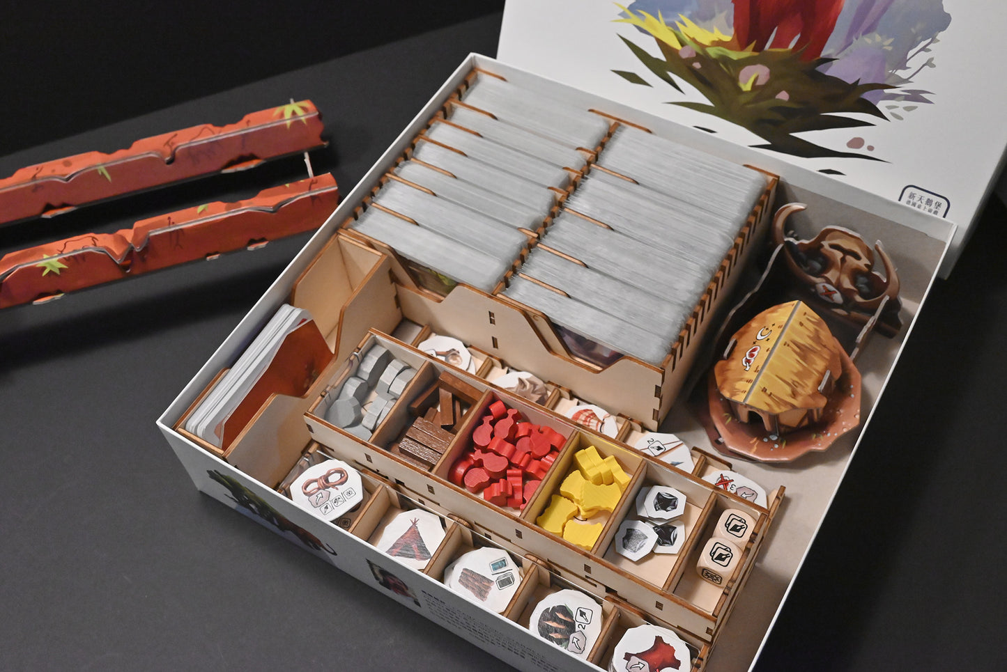 石器時代2.0史前部落 桌遊收納盒 Paleo board game insert 烏鴉盒子