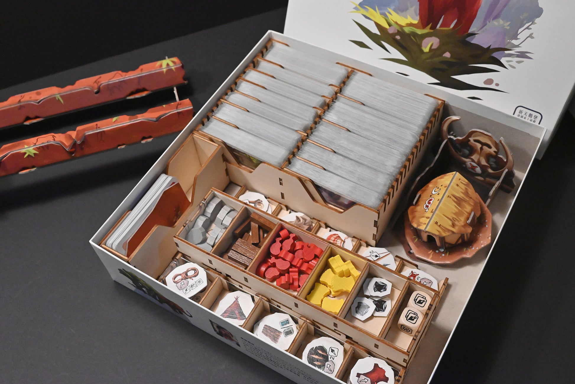石器時代2.0史前部落 桌遊收納盒 Paleo board game insert 烏鴉盒子