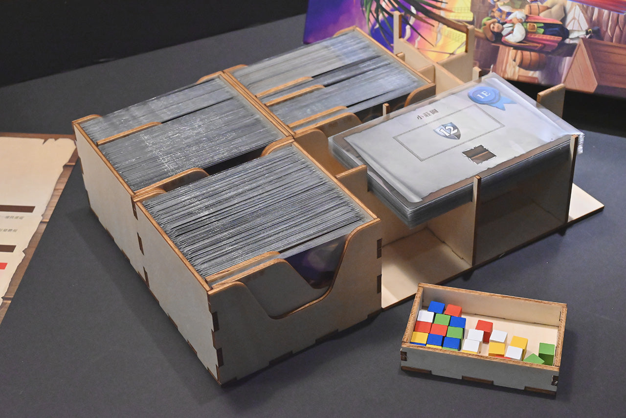 皇家港大盒版 桌遊收納盒 Port Royal Big Box insert organizer 烏鴉盒子
