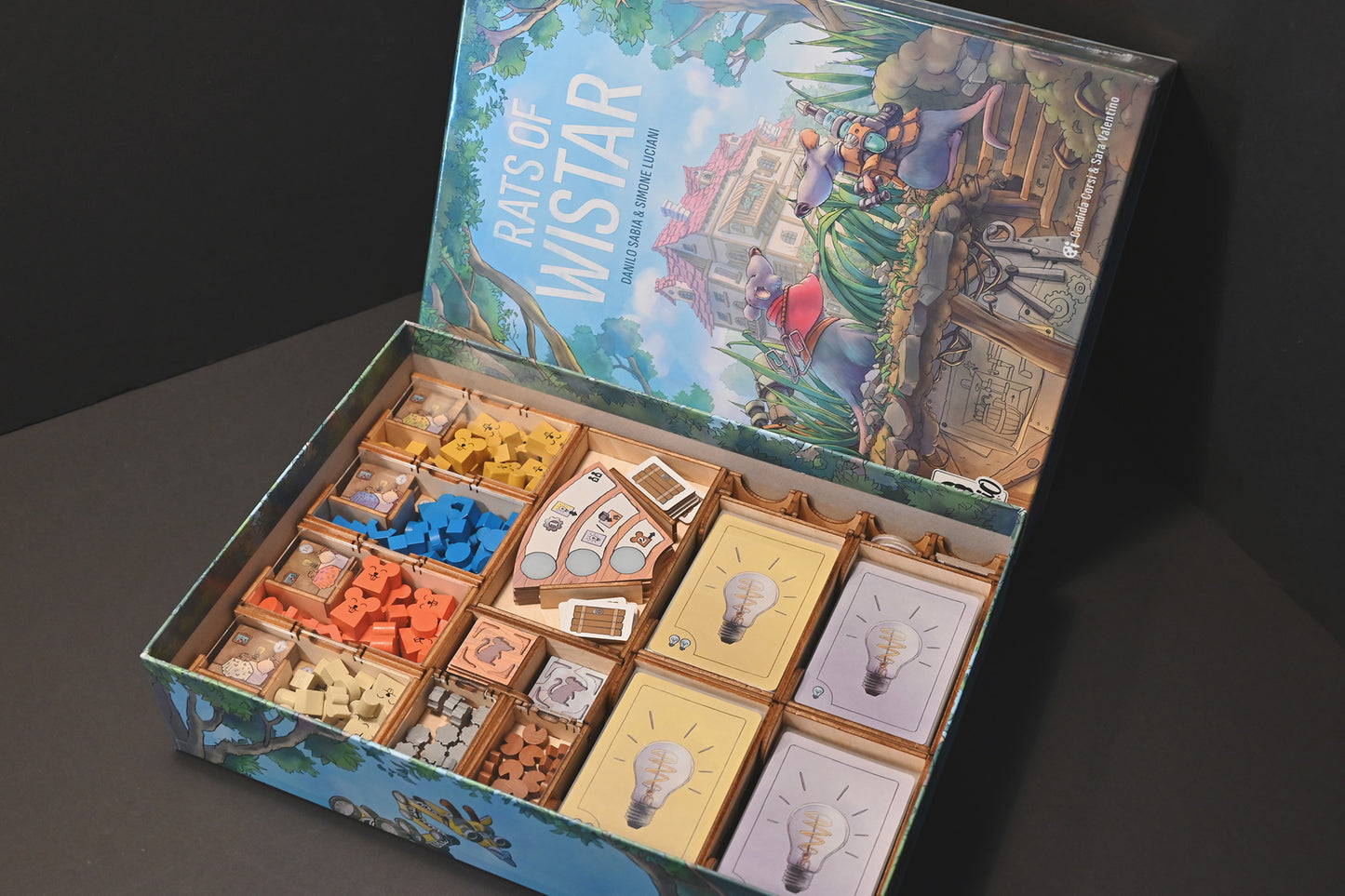 白鼠特工隊 桌遊收納盒 Rats of Wistar board game insert 烏鴉盒子桌遊收納