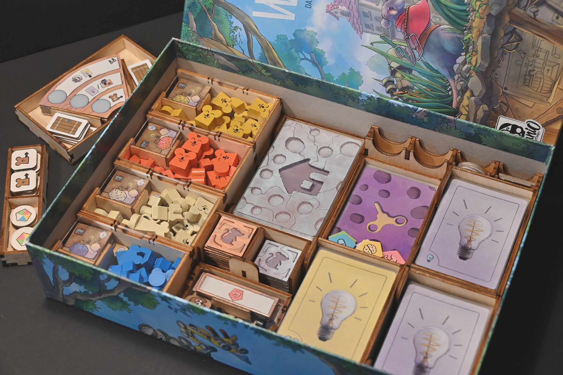 白鼠特工隊 桌遊收納盒 Rats of Wistar board game insert 烏鴉盒子桌遊收納