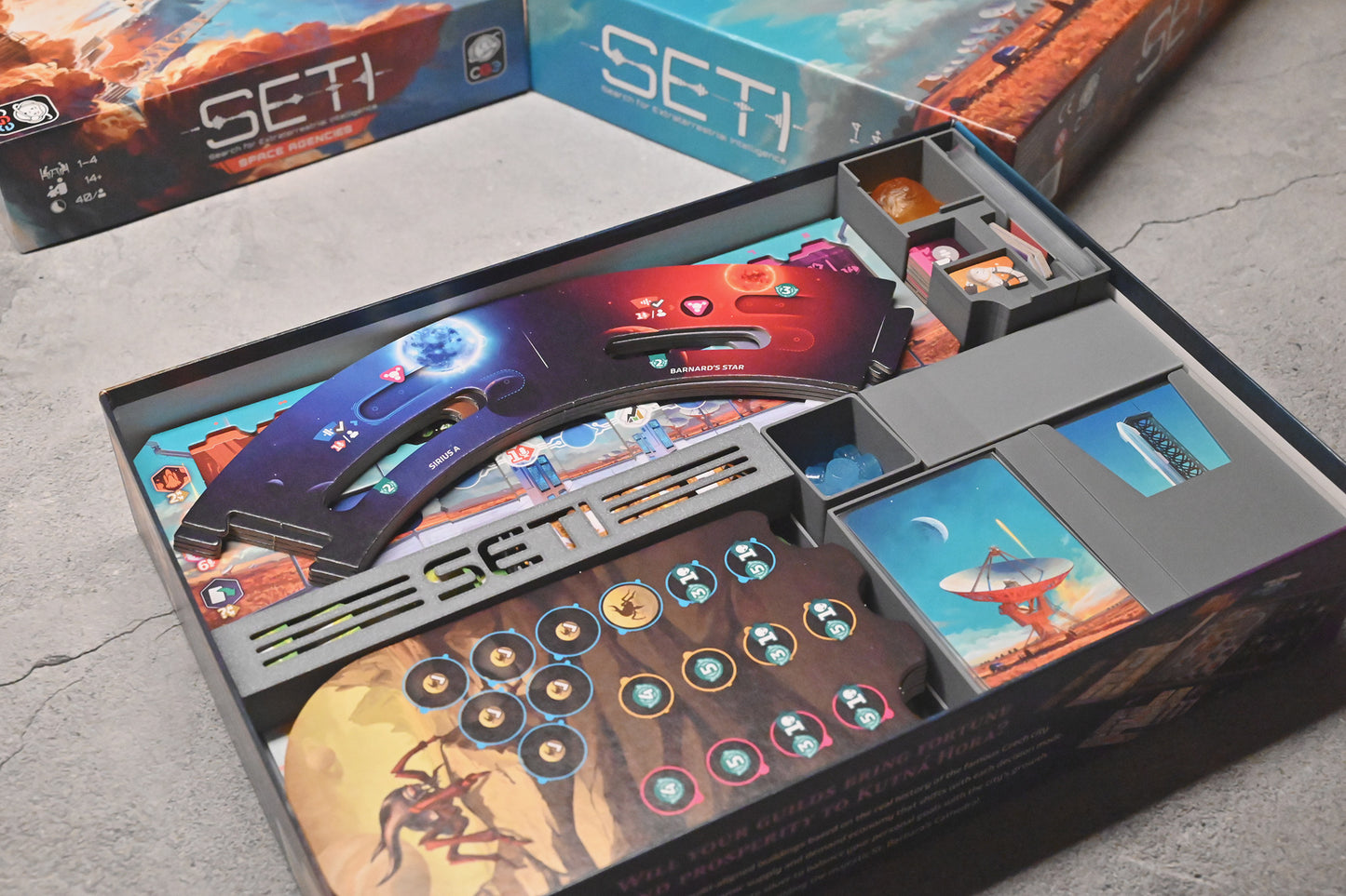 星空覓跡 SETI 桌遊收納盒
