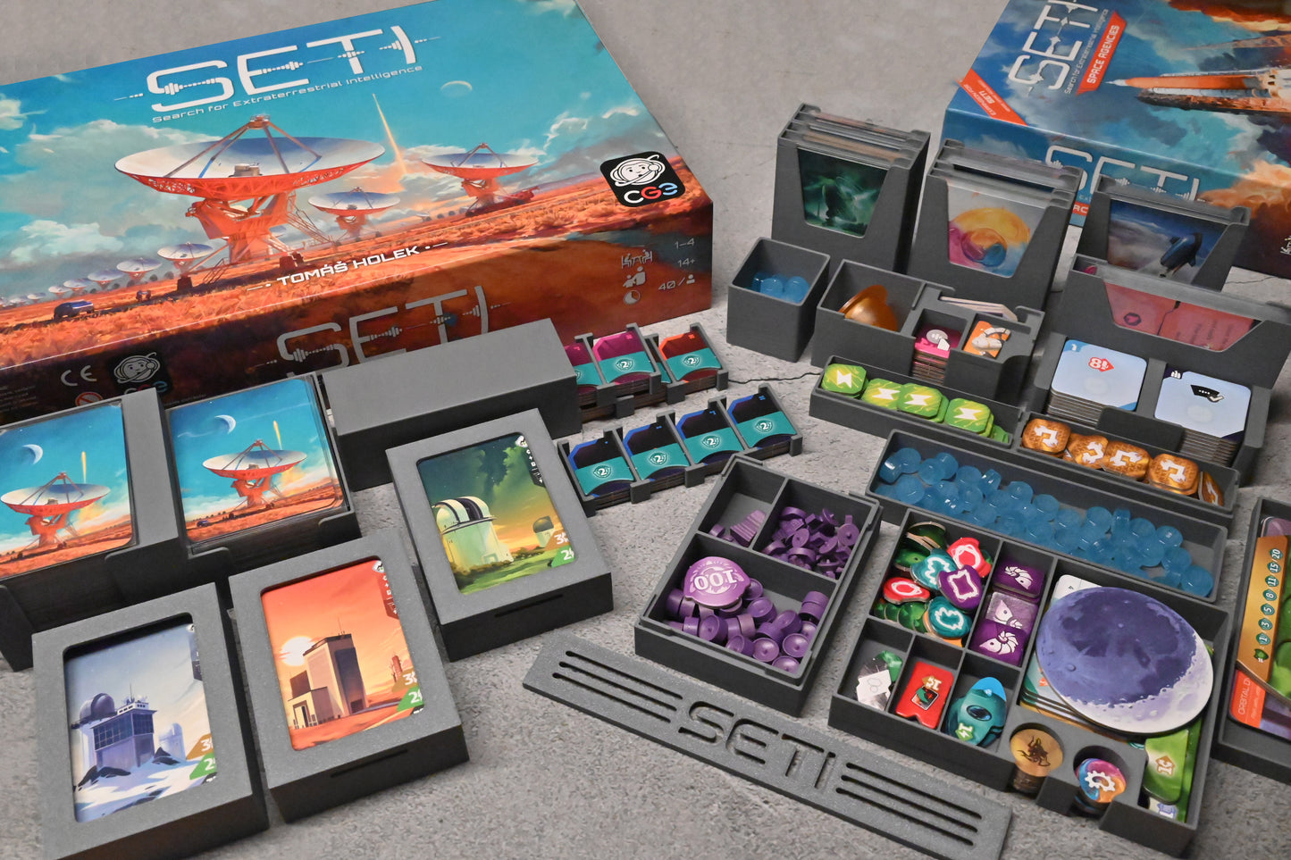 星空覓跡 SETI 桌遊收納盒