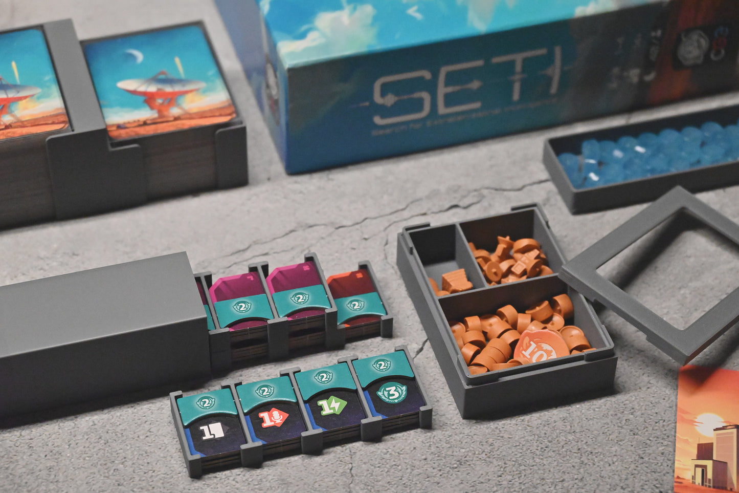 星空覓跡 SETI 桌遊收納盒