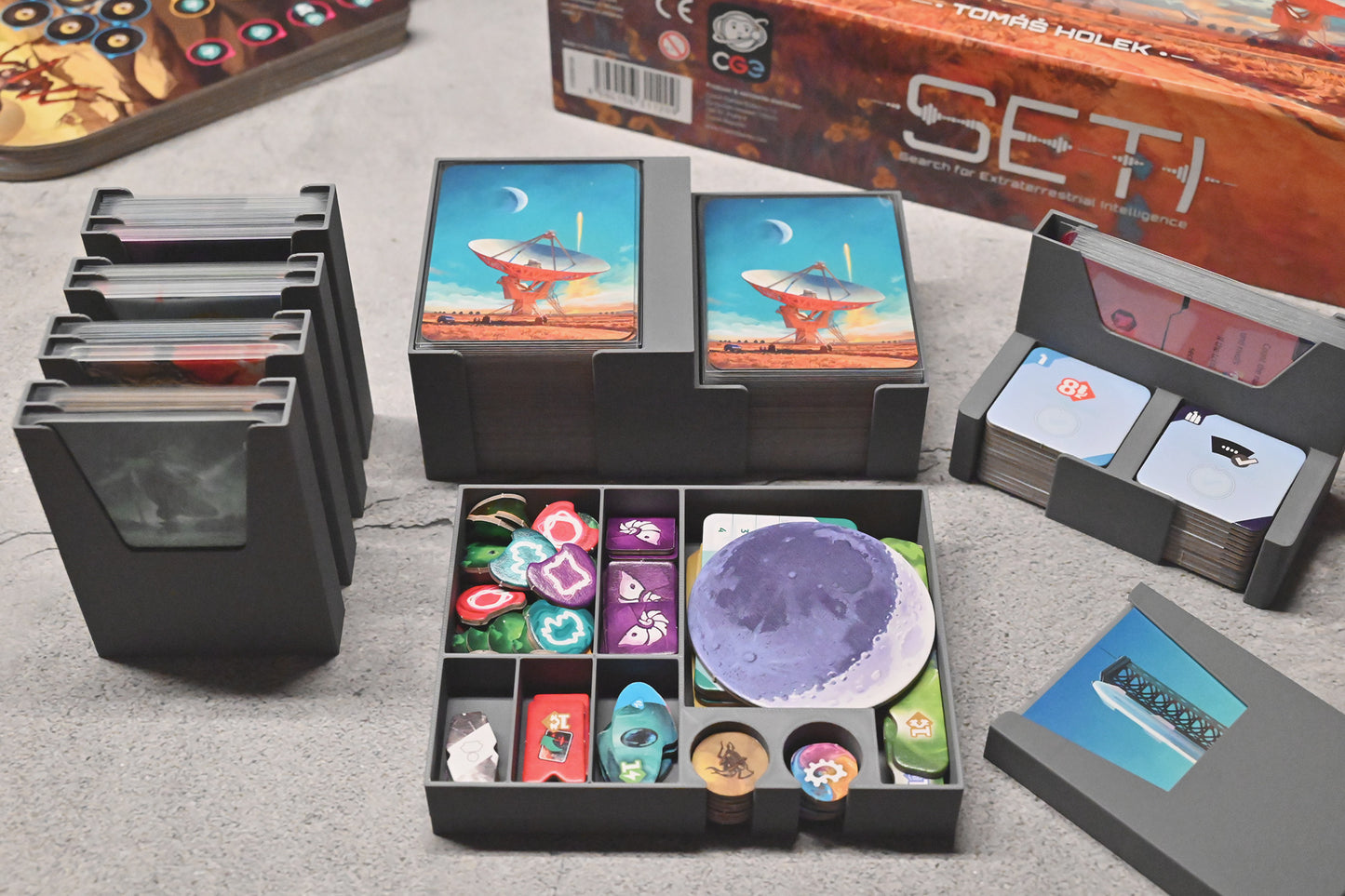 星空覓跡 SETI 桌遊收納盒