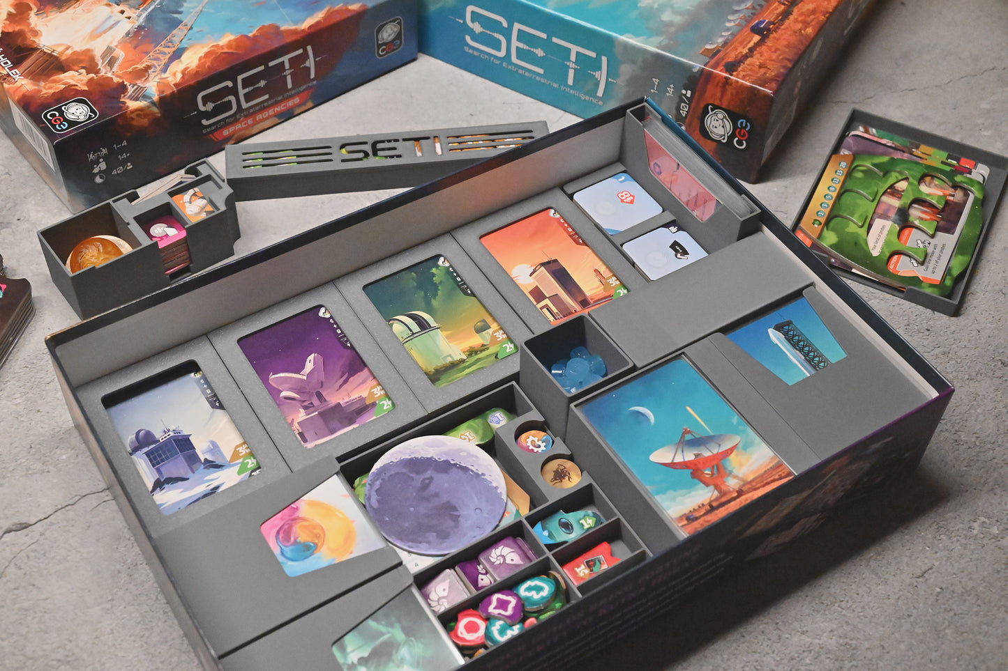 星空覓跡 SETI 桌遊收納盒