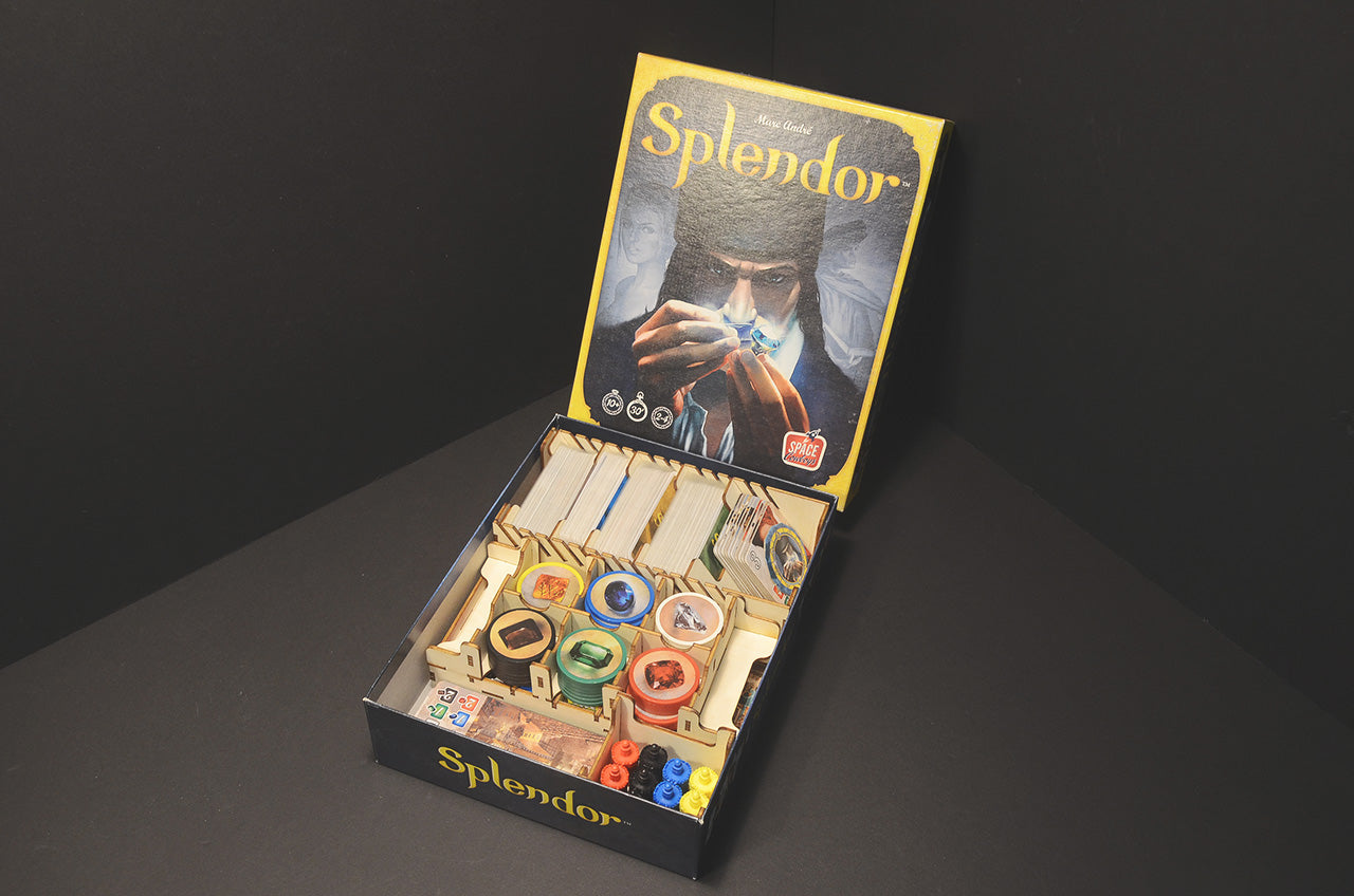 璀璨寶石 桌遊收納盒 Splendor insert organizer 烏鴉盒子桌遊收納