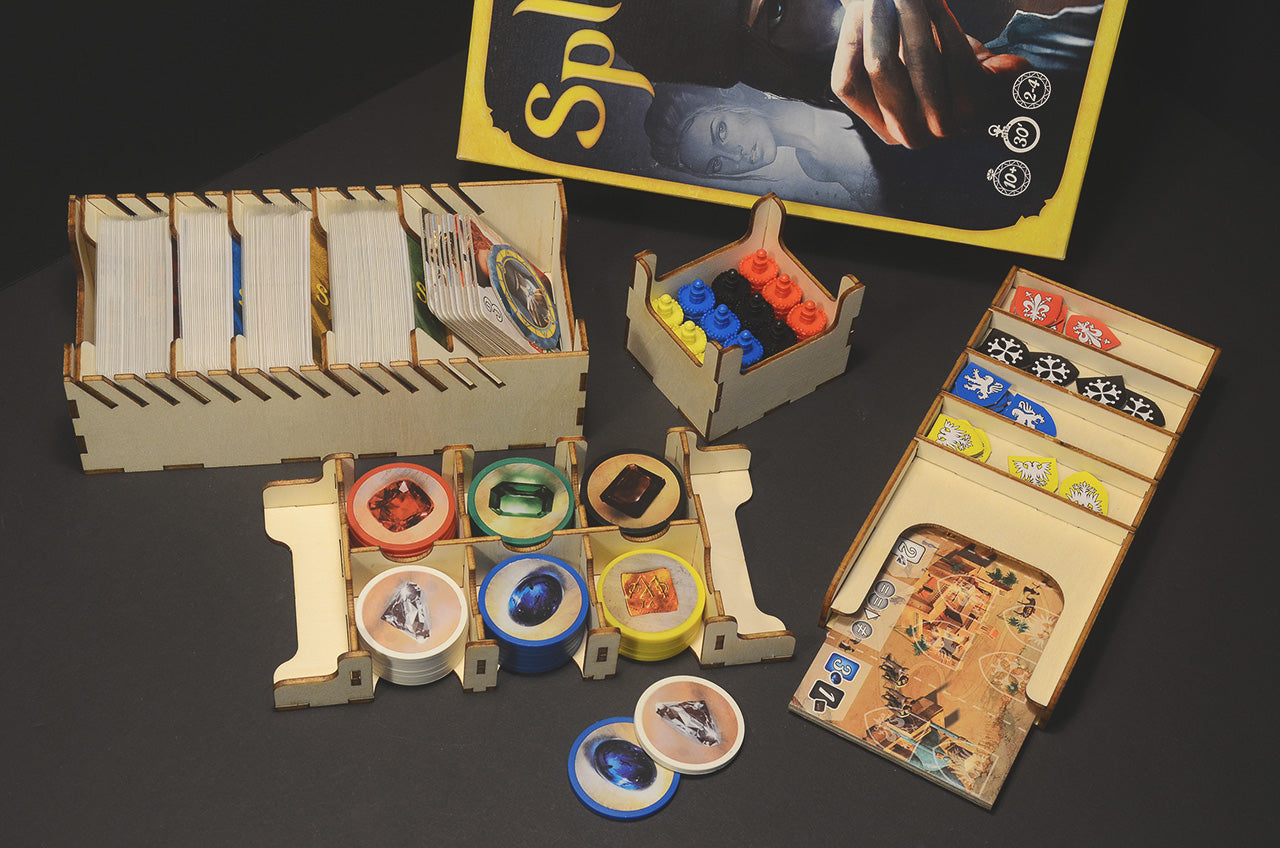 璀璨寶石 桌遊收納盒 Splendor insert organizer 烏鴉盒子桌遊收納