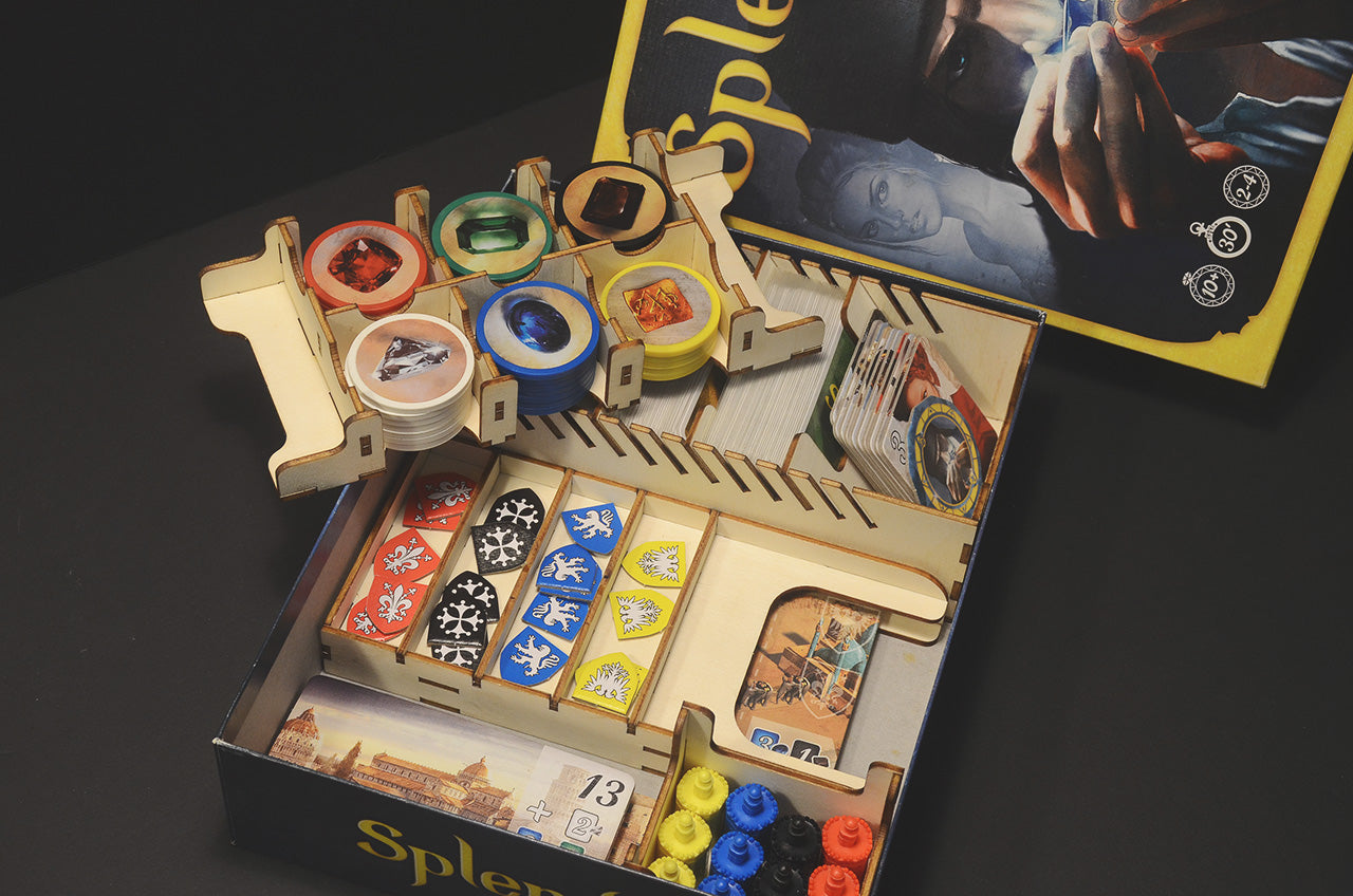璀璨寶石 桌遊收納盒 Splendor insert organizer 烏鴉盒子桌遊收納