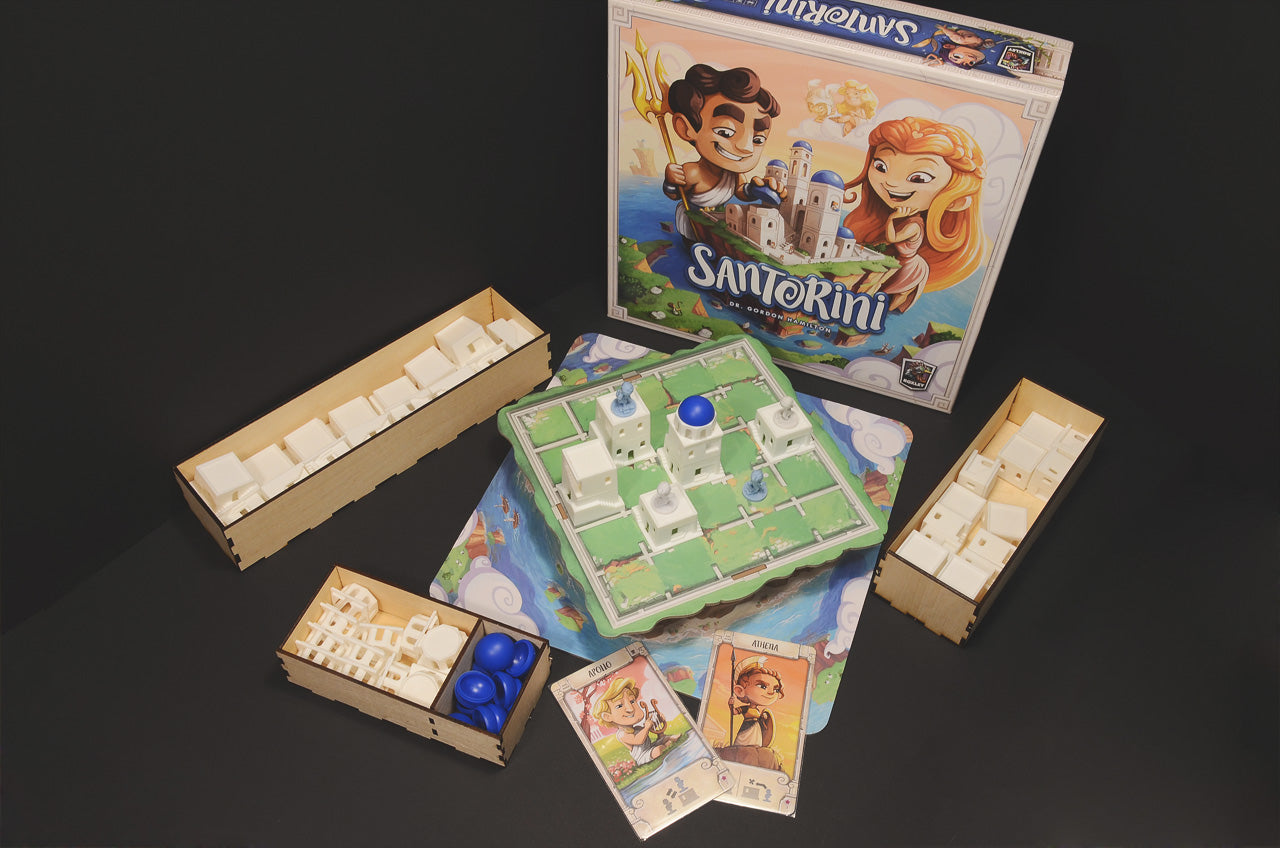 聖托里尼 Santorini 烏鴉盒子木質桌遊收納盒
