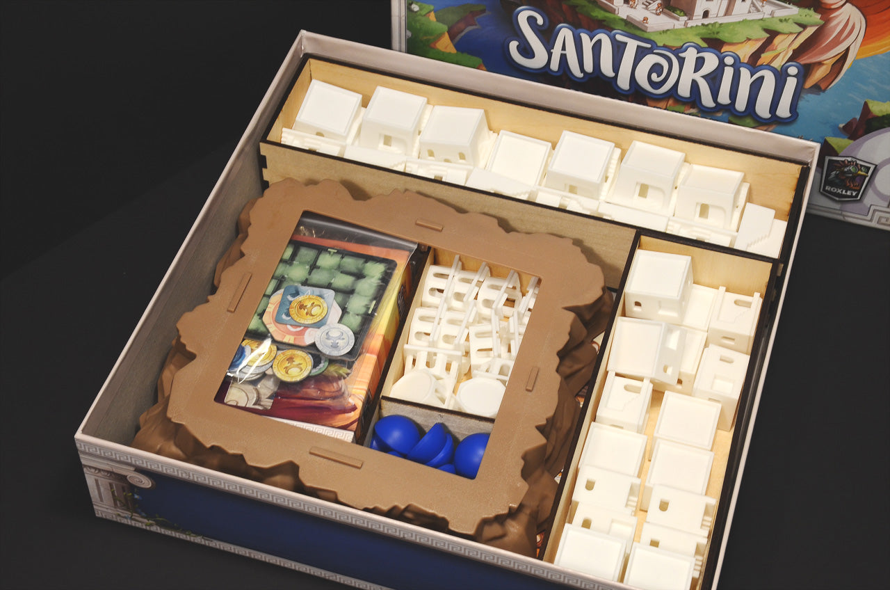 聖托里尼 Santorini 烏鴉盒子木質桌遊收納盒