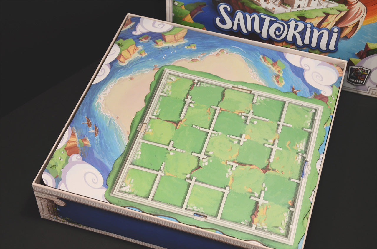 聖托里尼 Santorini 烏鴉盒子木質桌遊收納盒