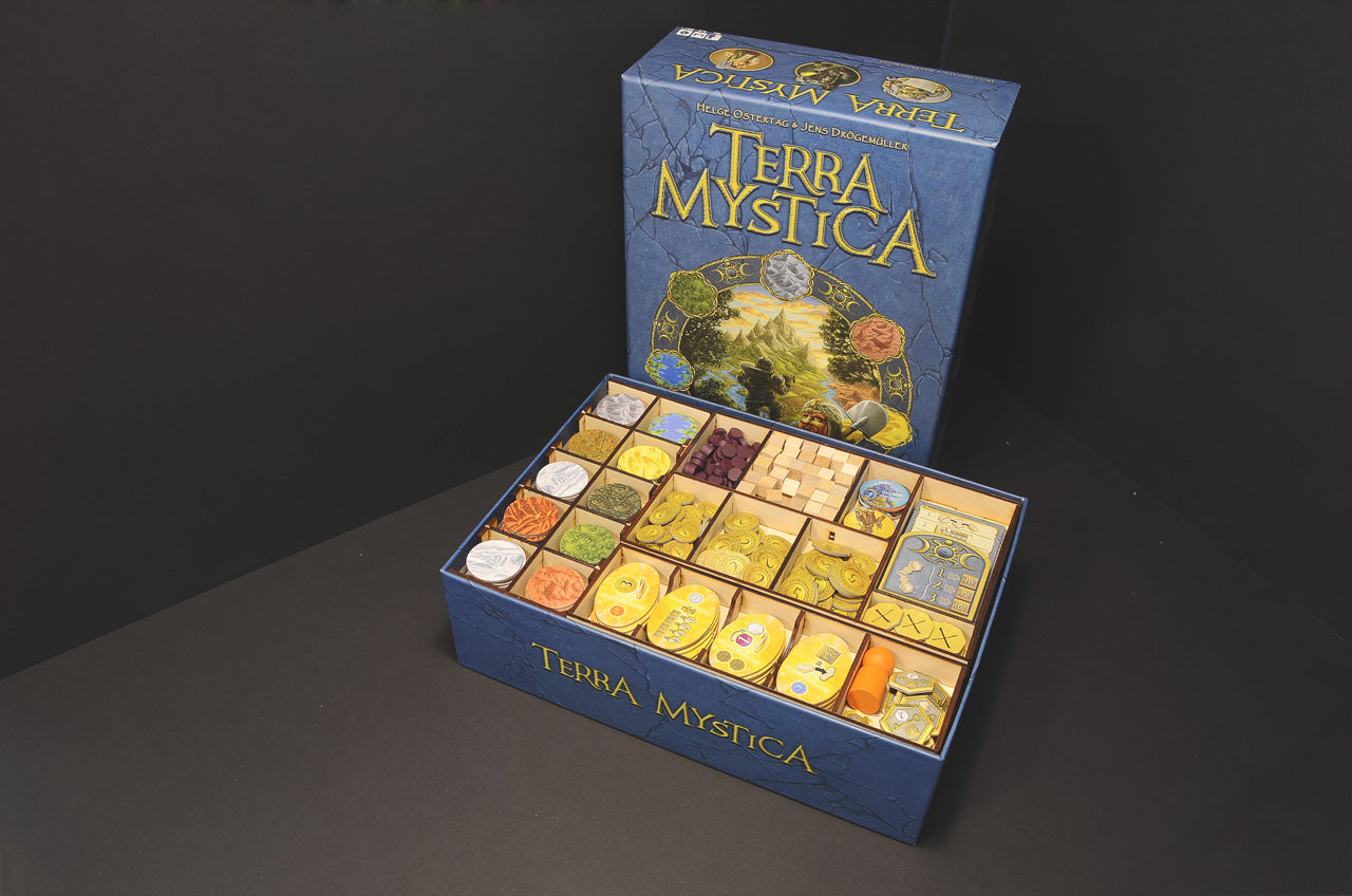 神秘大地 Terra Mystica 烏鴉盒子木質桌遊收納盒