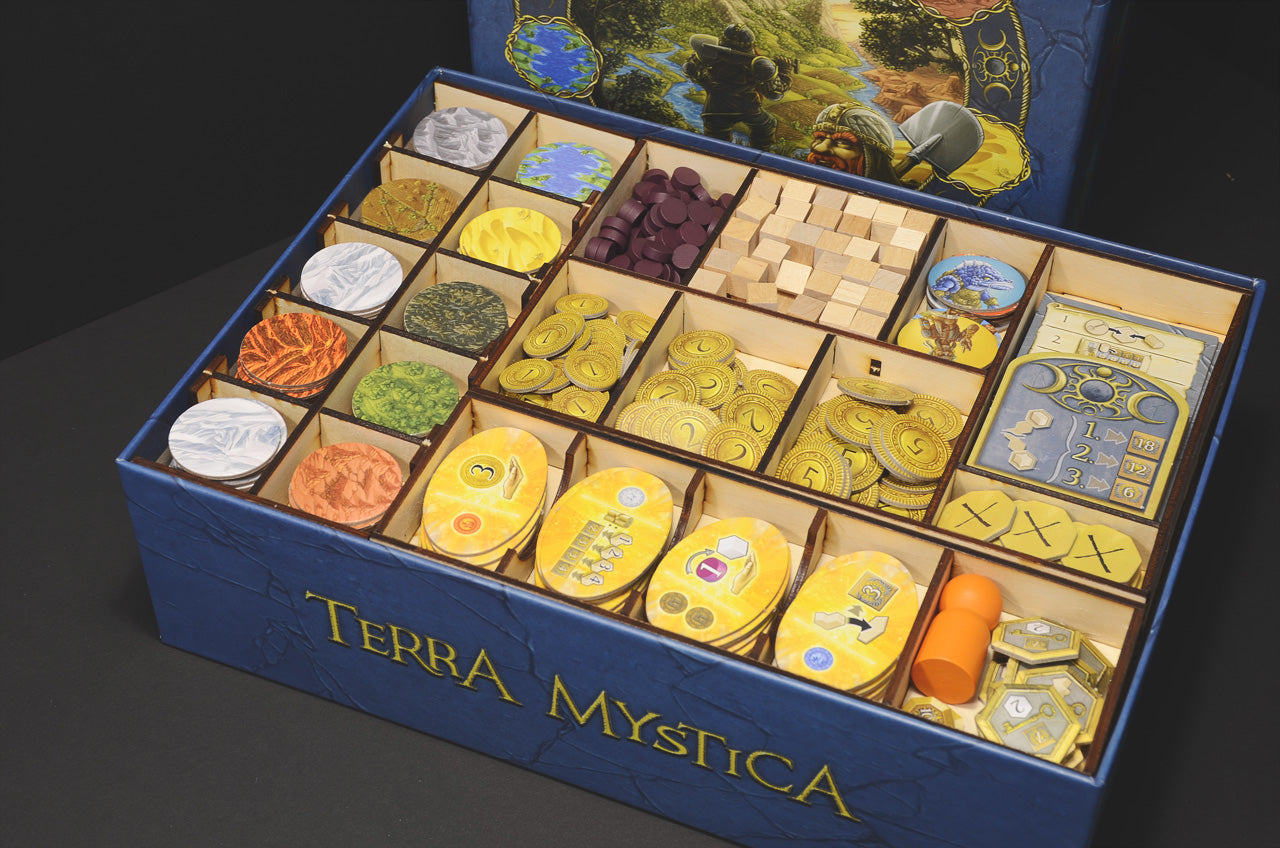 神秘大地 Terra Mystica 烏鴉盒子木質桌遊收納盒