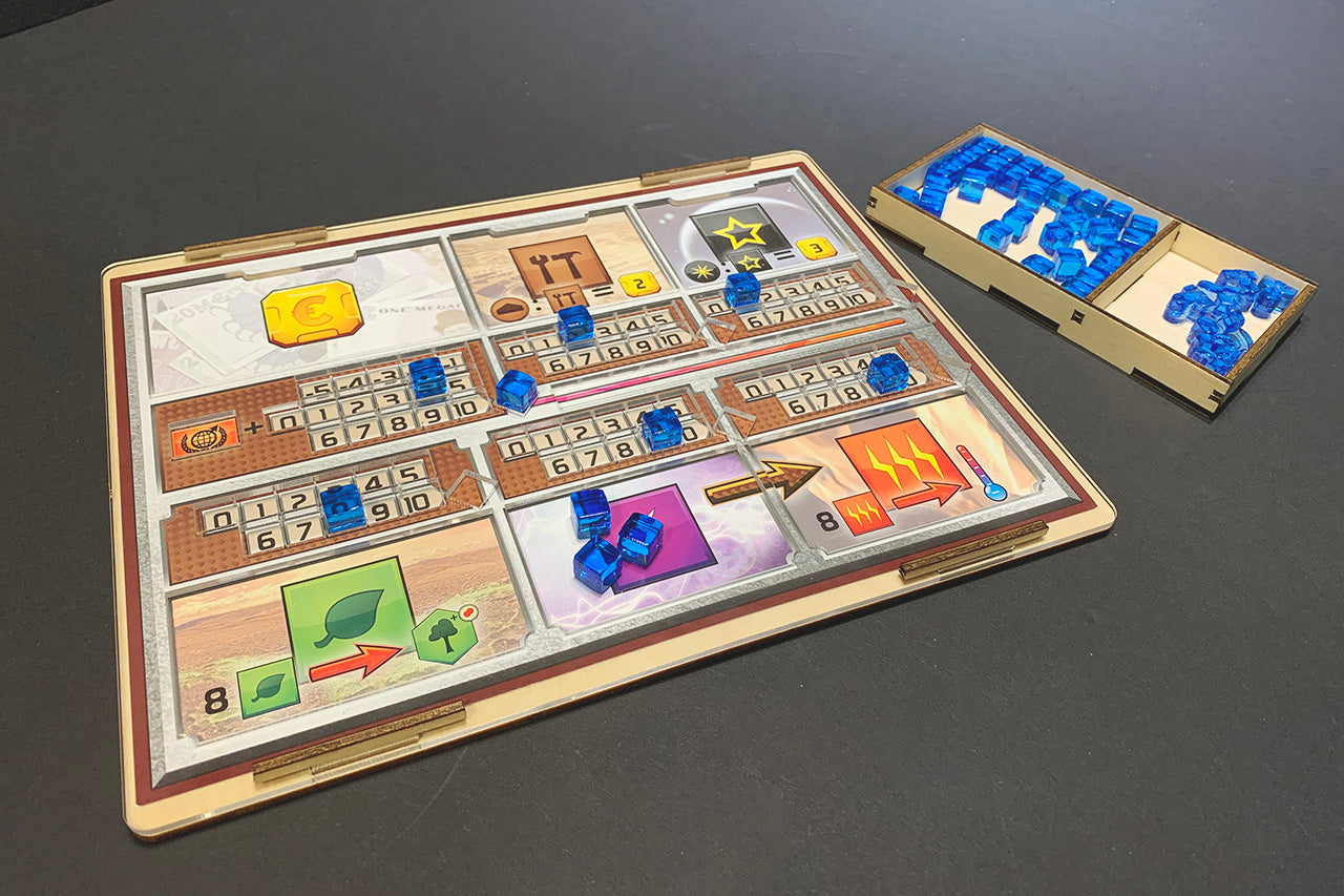 殖民火星玩家圖版壓克力固定板 Terraforming Mars Overlays 烏鴉盒子